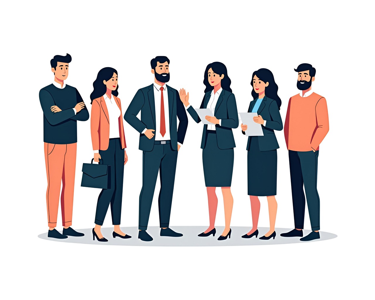 Team Working Illustration